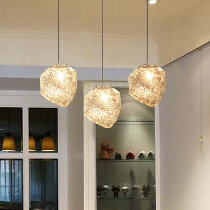       Ʈ   ũŻ  ״   Ʈ  Ȩ  DIY Ĵ ⱸ/Personality Ice Lustre Glass Pendant Lamp Modern Crystal Heart Shade Pendant Lights H